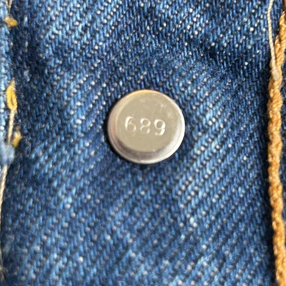 Vintage Levi’s 501 Reconstructed Straight Leg Cropped Jeans 30 - Picture 4 of 12